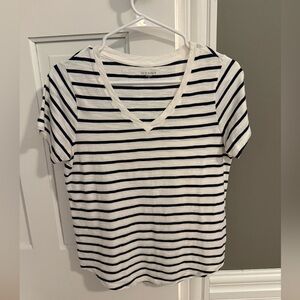 Old Navy striped neck tee